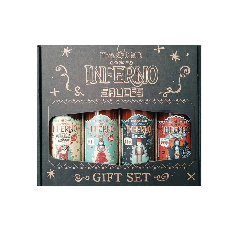 Coffret cadeau de sauce Inferno